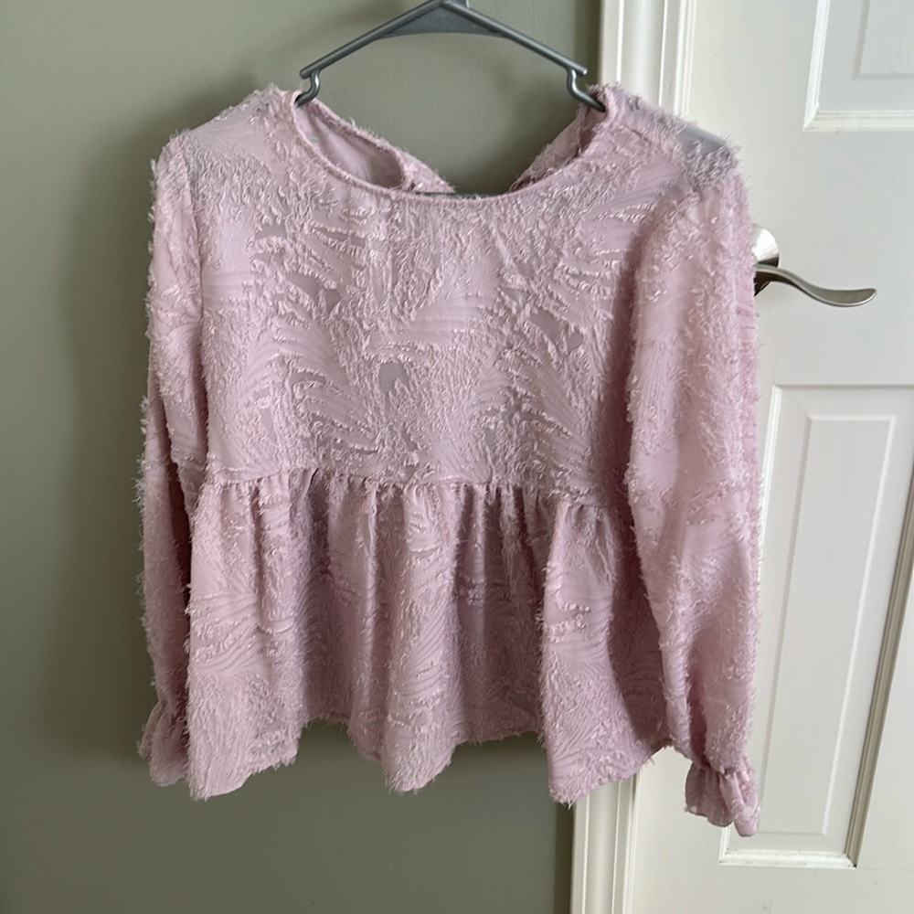 Pastel purple top